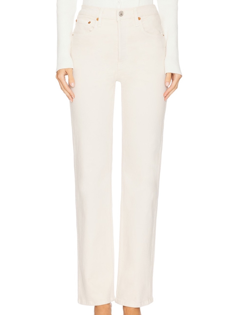 Re/Done never worn White Straight-Leg Women’s Pants